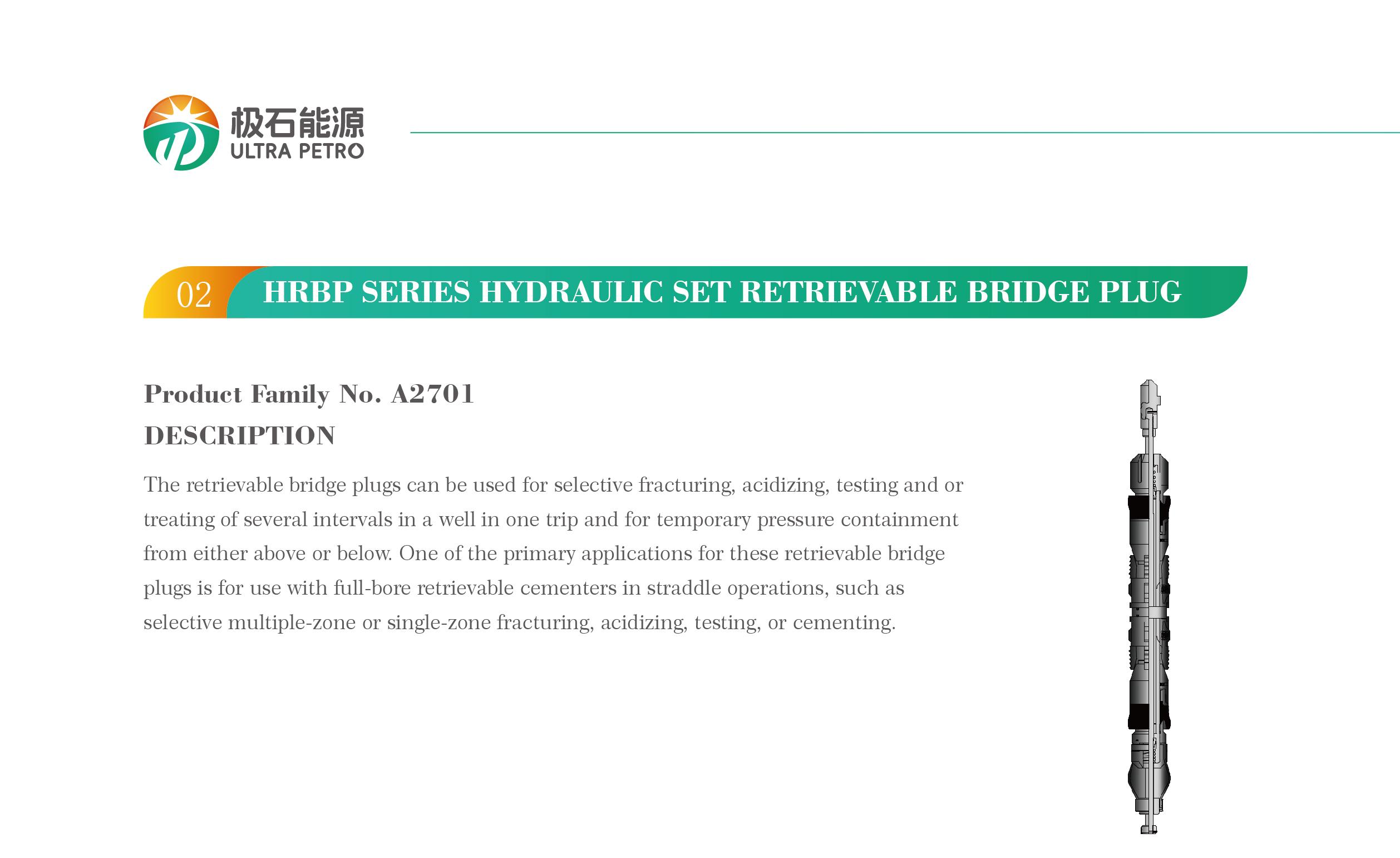 Rbp Plug HRBP Series Hydraulic Set Retrievable Bridge Plug - 我的网站